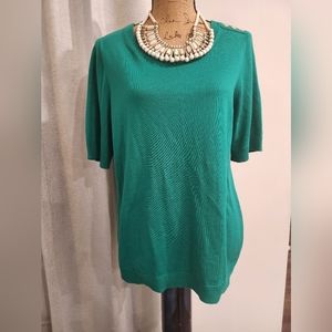 CHARTER CLUB SHORT SLEEVE SWEATER SIZE OX